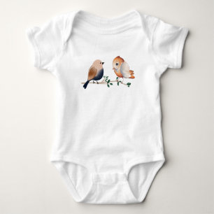 Cute Watercolor Birds T Shirt