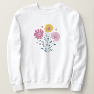 Cute Watercolor-Blommigtar T Shirt