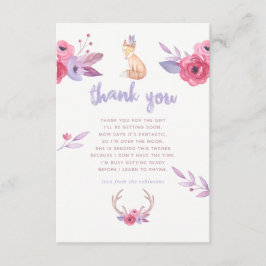 Cute Watercolor Boho Tribal Baby Shower Tack