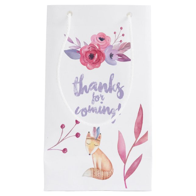 Cute Watercolor Boho Tribal Baby Shower Tack (Framsidan)