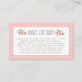 Cute Watercolor Boskap Barnyard Baby Shower Tilläggskort