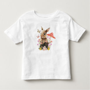 Cute Watercolor Bunny Småbarn T-shirt