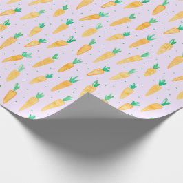 Cute Watercolor Carrots lilac Presentpapper
