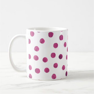 Cute Watercolor Circles. Art Rounds Struktur. Färg Kaffemugg
