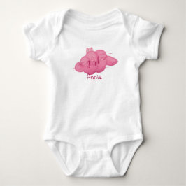 Cute Watercolor Cloud Baby Girl T Shirt