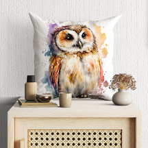 Cute Watercolor Cute Uggla Woodland