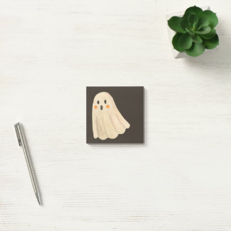 Cute Watercolor Ghost Sticky Notes Post-it Block
