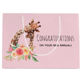 Cute Watercolor Giraffe Mamma & Flicka