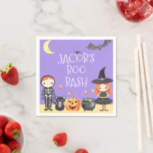 Cute Watercolor Halloween Costume Kids
