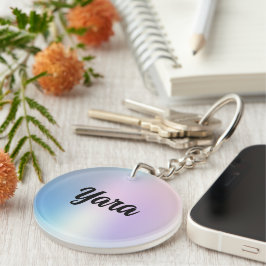 Cute Watercolor Keychain