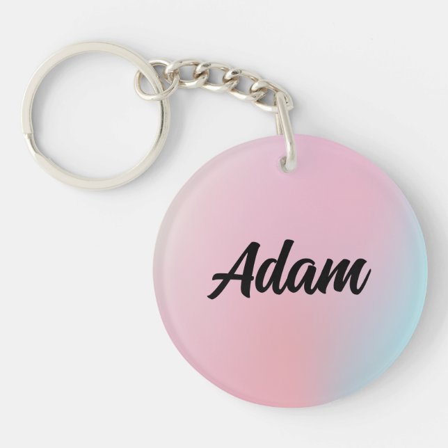 Cute Watercolor Keychain (Framsidan)