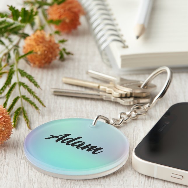 Cute Watercolor Keychain (Högra Framsidan)