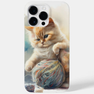 CUTE WATERCOLOR KITTEN MED BOLL I YARN