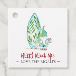 Cute Watercolor Kustjul Gåvor Etiketter