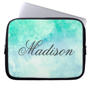 Cute Watercolor Laptop Fodral