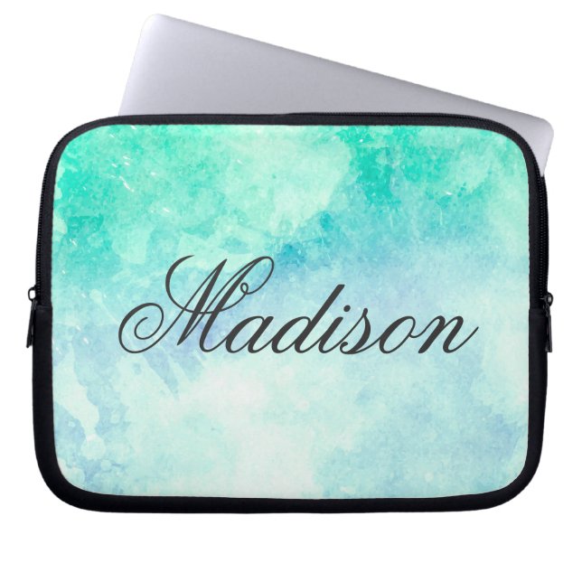 Cute Watercolor Laptop Fodral (Framsidan)