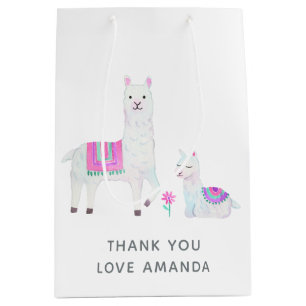 Cute Watercolor Llama thema Baby Shower