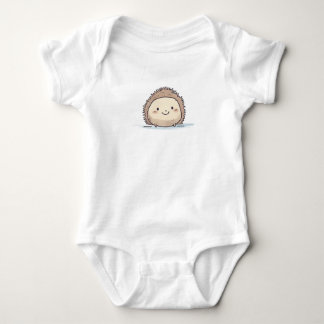 Cute Watercolor Lycklig Hedgehog T Shirt