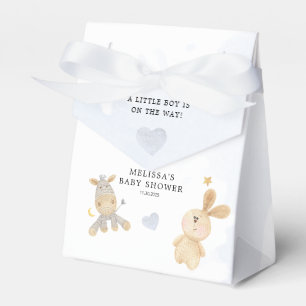 Cute Watercolor Modern Baby Shower Cudely Leksak Presentaskar