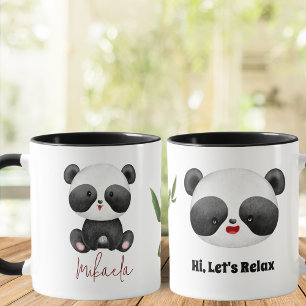 Cute Watercolor Panda Mugg