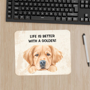 Cute Watercolor Peeking Golden Vintage Musmatta