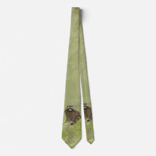 Cute Watercolor Raccoon Animal Nature Slips