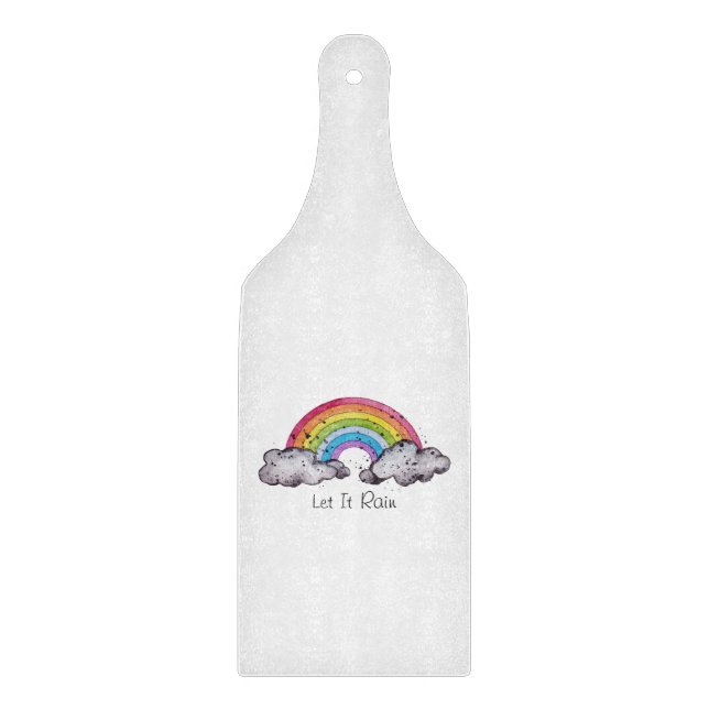 Cute Watercolor Rainbow and Clouds (Framsidan)