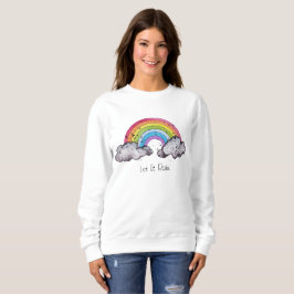 Cute Watercolor Rainbow and Clouds T Shirt