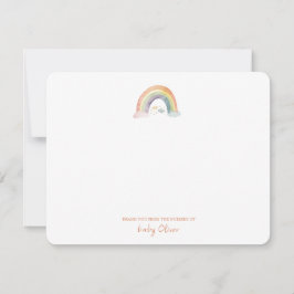 Cute Watercolor Rainbow Boho Flat Tack