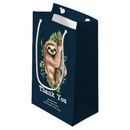 Cute Watercolor Sloth & Tropical Löv Tack