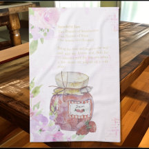 Cute Watercolor Strawberry Sylt Recipe