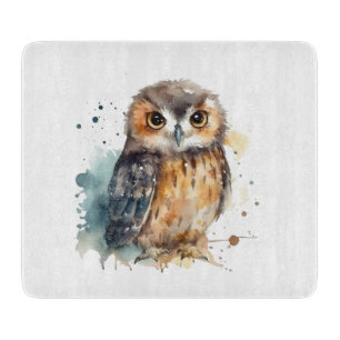 Cute Watercolor Uggla