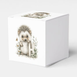 Cute Watercolour Baby Animals Alphabet Hedgehog Presentaskar