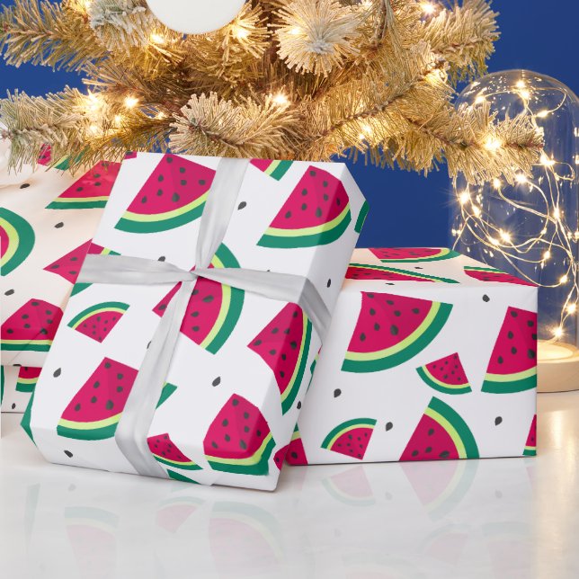 Cute Watermelon 1:a födelsedagen Party Presentpapper (Helgdagar)