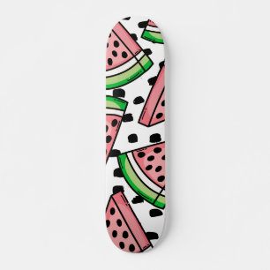 Cute Watermelon Mönster Mini Skateboard Bräda 18,5 Cm