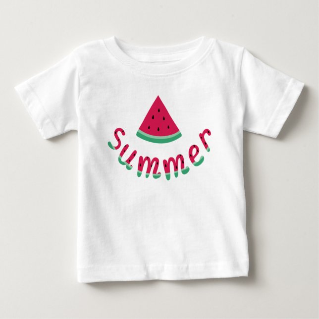 Cute Watermelon, sommarskjorta T Shirt (Framsida)