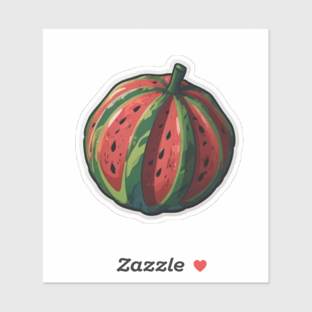 Cute Watermelon Sticker Klistermärken (Ark)