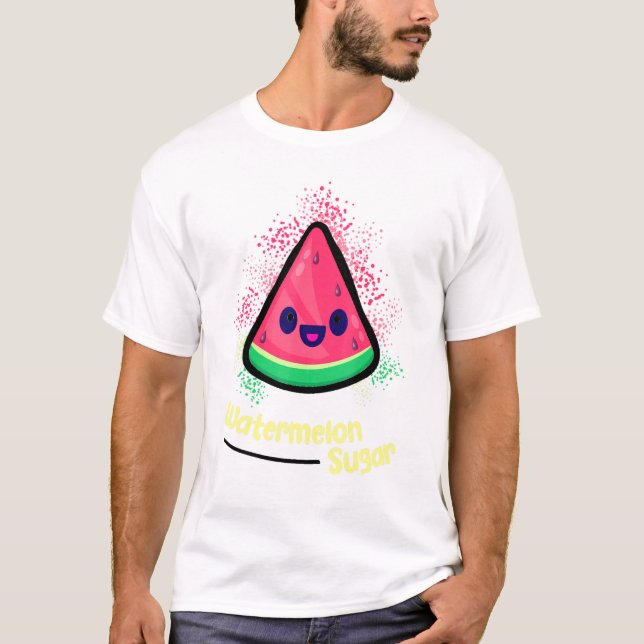 Cute Watermelon Sugar T Shirt (Framsida)