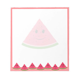 Cute Watermelon Teckning Anpassningsbar Anteckningsblock