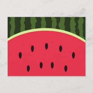 Cute Watermelon-vykort Vykort