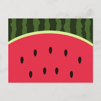 Cute Watermelon-vykort Vykort