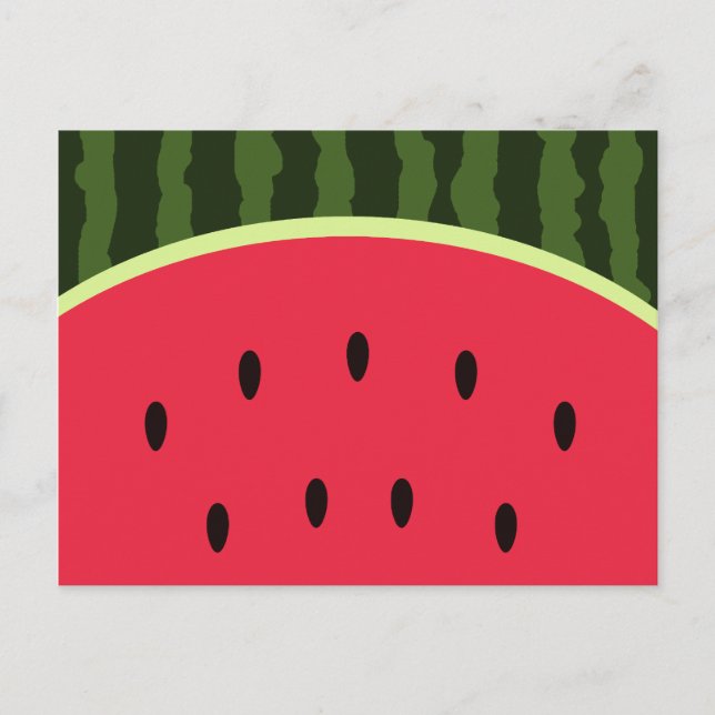 Cute Watermelon-vykort Vykort (Framsida)