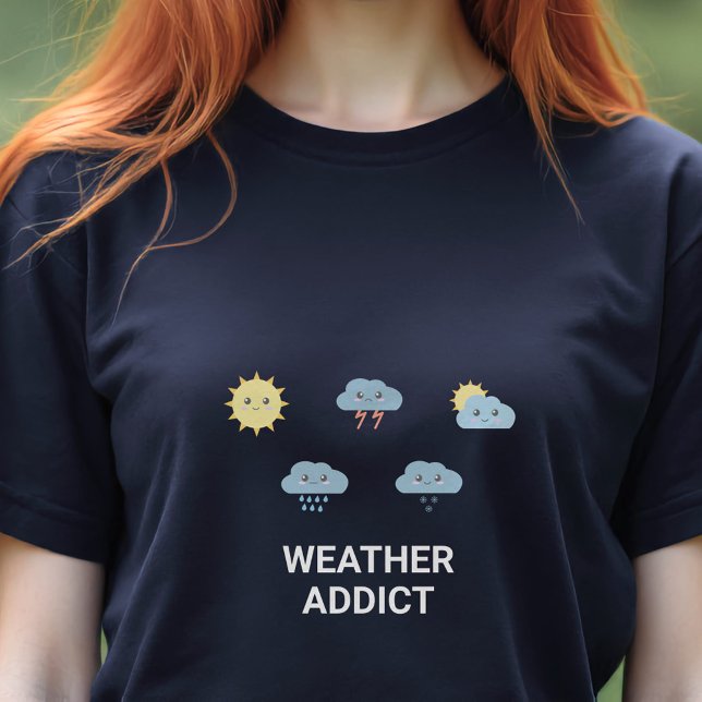Cute Weather Symbols T Shirt (Cute Weather Symbols T-Shirt)