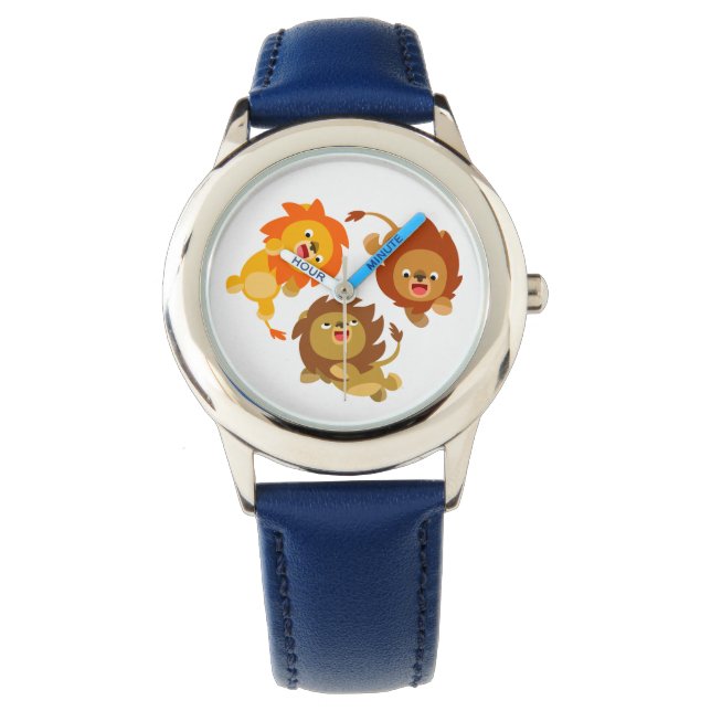 Cute Weightless Tecknad Lejon Watch Armbandsur (Framsida)