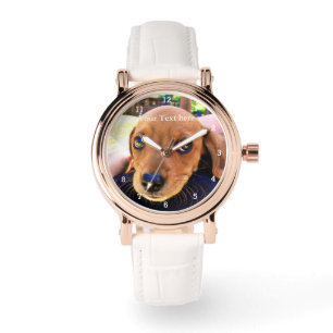 Cute Weiner Dachshund Hund Puppy Animal Djurälskar Armbandsur