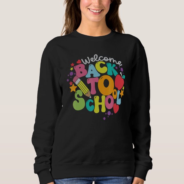 Cute Welcome Back To School First Day Of School Te T Shirt (Framsida)