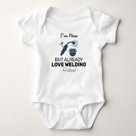 Cute Welder Baby I’m New but Already Love Welding T Shirt