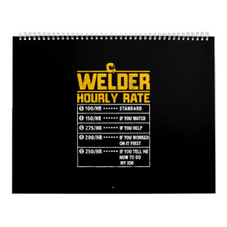 Cute Welder - fet timtaxa | Gått till Welder Kalender