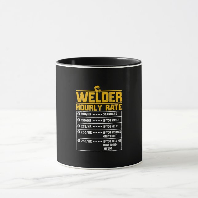 Cute Welder - fet timtaxa | Gått till Welder Mugg (Center)