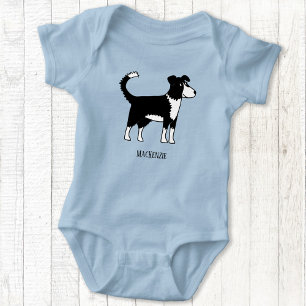 Cute Welsh Gräns Collie Hund T Shirt